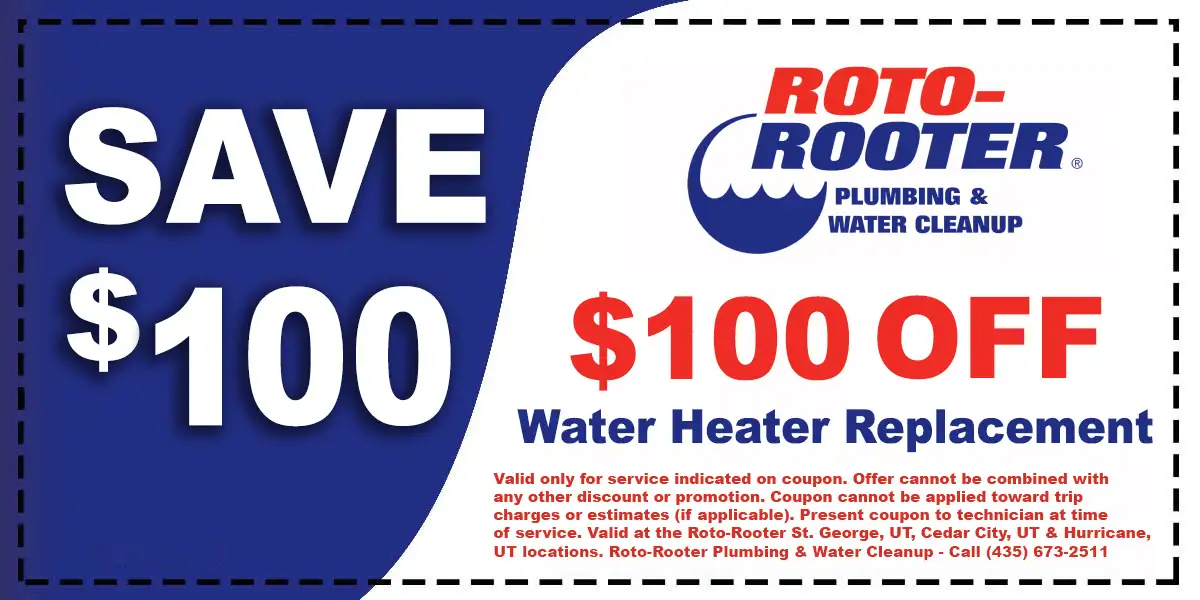 Roto-Rooter $100 OFF Water Heater Replacement