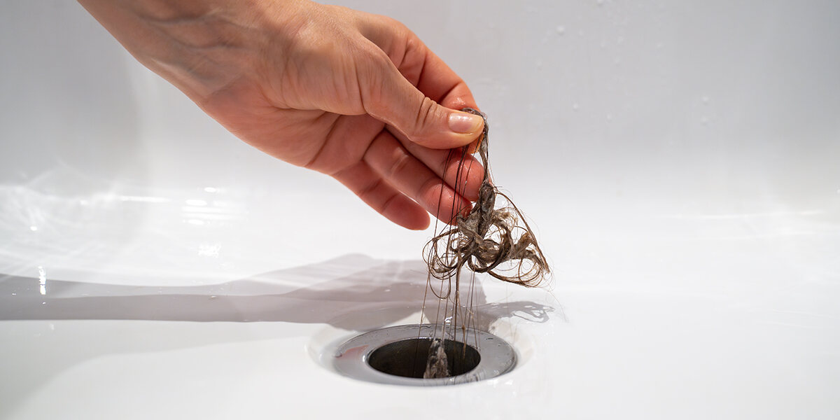 how to clean a clogged shower drain​